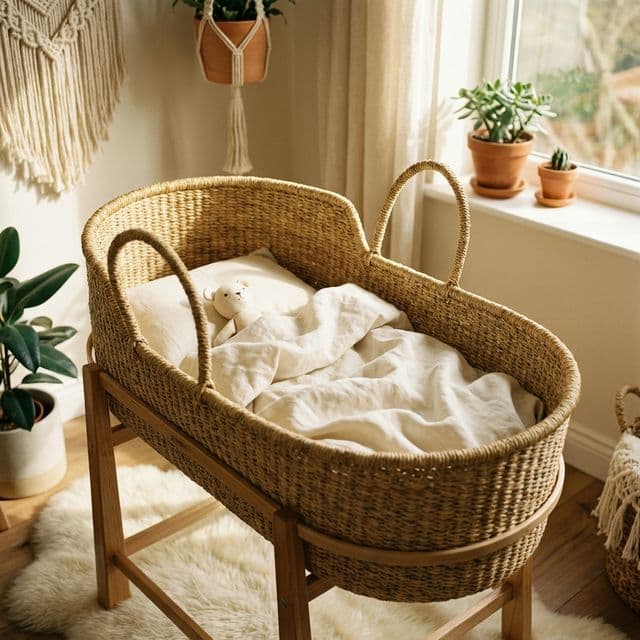 Woven Moses Basket